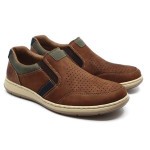 Rieker mocassin bruin leder 17371